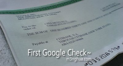 How To Cash/Credit Google Adsense Cheque in india?